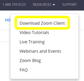 zoom client