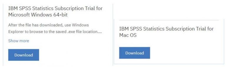 spss statistics desktop installer trial