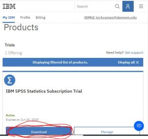 ibm spss statistics desktop installers trial