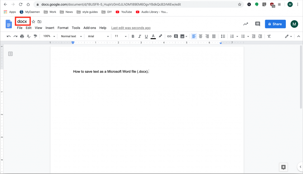 how to download a google doc on mac