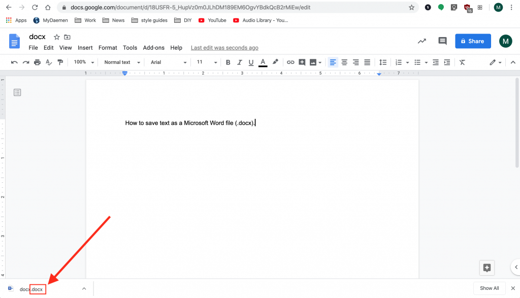 How To Save Google Docs To My Computer